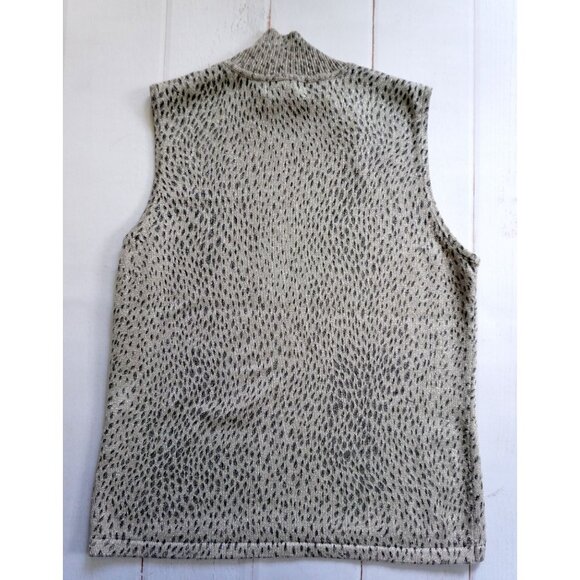 Style & Co. Collection Sleeveless Knit Top w/ Metallic Accents - Size M - Picture 4 of 4